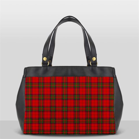 Clan Steward Tartan Oversize Office Handbag (One Side) from ArtsNow.com Front