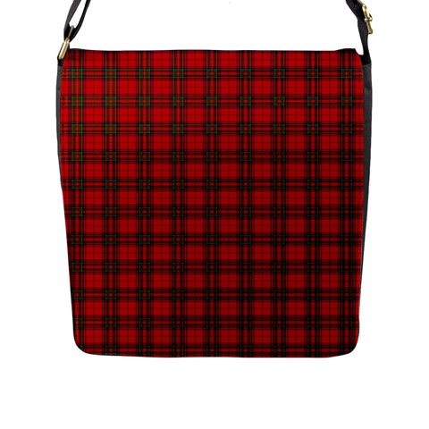 Clan Steward Tartan Flap Closure Messenger Bag (L) from ArtsNow.com Front