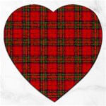 Clan Steward Tartan Jigsaw Puzzle (Heart)