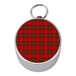 Clan Steward Tartan Silver Compass (Mini)