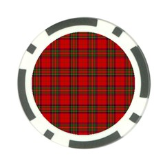 Clan Steward Tartan Poker Chip Card Guard from ArtsNow.com Front