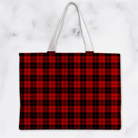 Brodie Tartan Zipper Mini Tote Bag from ArtsNow.com Back