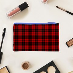 Brodie Tartan Canvas Cosmetic Bag (XS) from ArtsNow.com Back