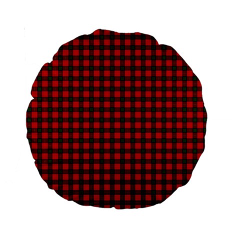 Chisholm Tartan Standard 15  Premium Round Cushion from ArtsNow.com Back