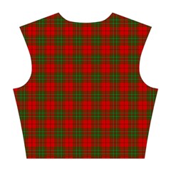 Comyn Tartan Cotton Crop Top from ArtsNow.com Back