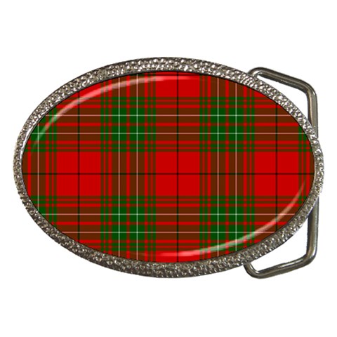 Comyn Tartan Belt Buckle from ArtsNow.com Front