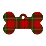 Comyn Tartan Dog Tag Bone (One Side)