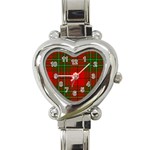 Comyn Tartan Heart Italian Charm Watch