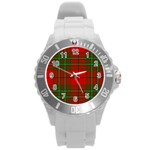 Comyn Tartan Round Plastic Sport Watch (L)