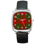 Comyn Tartan Square Metal Watch