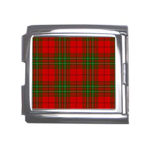 Comyn Tartan Mega Link Italian Charm (18mm) from ArtsNow.com Front