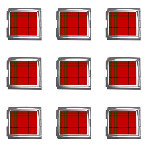 Comyn Tartan Mega Link Italian Charm (9 pack) from ArtsNow.com Front