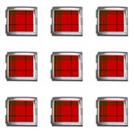 Comyn Tartan Mega Link Italian Charm (9 pack)