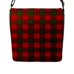 Comyn Tartan Flap Closure Messenger Bag (L)