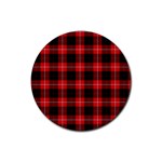 Cunningham Tartan Rubber Coaster (Round)