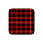 Cunningham Tartan Rubber Coaster (Square)