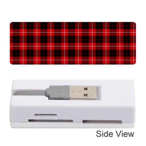 Cunningham Tartan Memory Card Reader (Stick) from ArtsNow.com Front