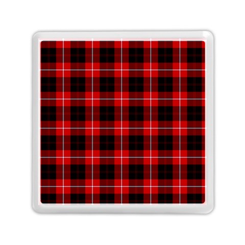 Cunningham Tartan Memory Card Reader with Storage (Square) from ArtsNow.com Front