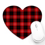 Cunningham Tartan Heart Mousepad