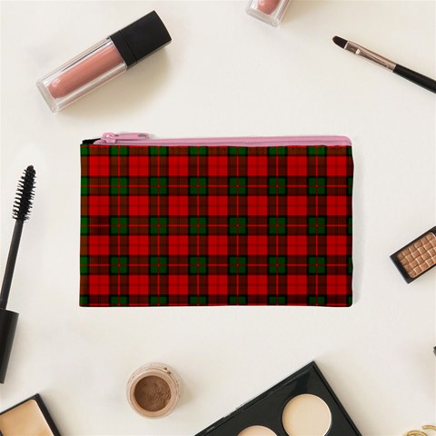 Dunbar Tartan Canvas Cosmetic Bag (XS) from ArtsNow.com Front