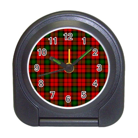 Kerr Tartan Desk Alarm Clock from ArtsNow.com Front