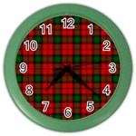 Kerr Tartan Color Wall Clock