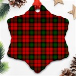 Kerr Tartan Ornament (Snowflake)