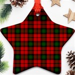 Kerr Tartan Ornament (Star)