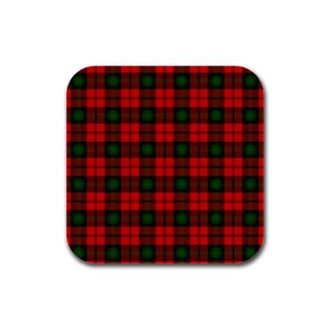 Kerr Tartan Rubber Square Coaster (4 pack) from ArtsNow.com Front