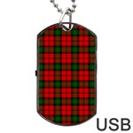 Kerr Tartan Dog Tag USB Flash (One Side)