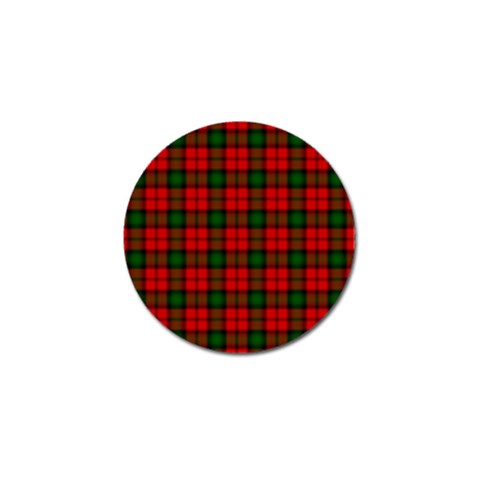 Kerr Tartan Golf Ball Marker from ArtsNow.com Front