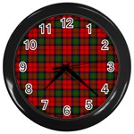 MacDuff Tartan Wall Clock (Black)