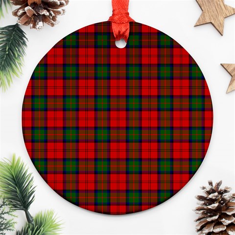 MacDuff Tartan Ornament (Round) from ArtsNow.com Front