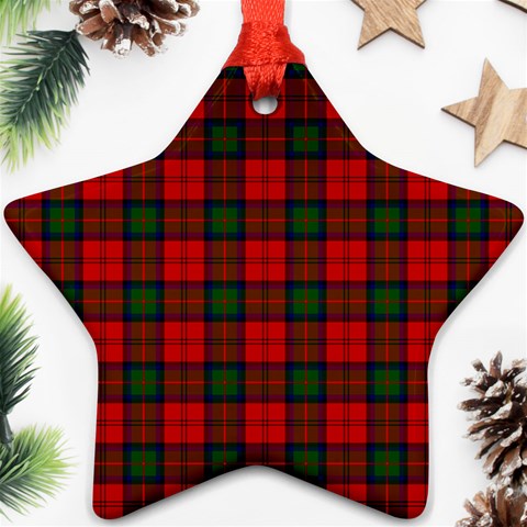 MacDuff Tartan Ornament (Star) from ArtsNow.com Front