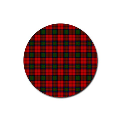 MacDuff Tartan Rubber Coaster (Round) from ArtsNow.com Front