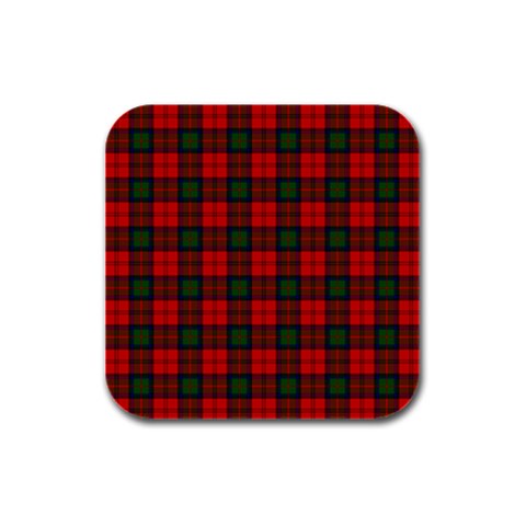 MacDuff Tartan Rubber Square Coaster (4 pack) from ArtsNow.com Front