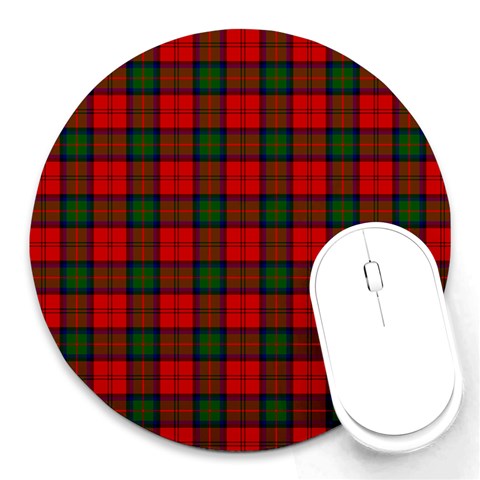 MacDuff Tartan Round Mousepad from ArtsNow.com Front