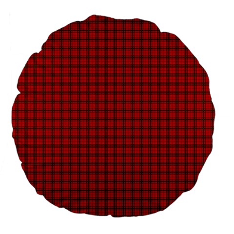 MacNab Tartan Large 18  Premium Flano Round Cushion from ArtsNow.com Back