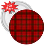 MacNab Tartan 3  Button (100 pack)