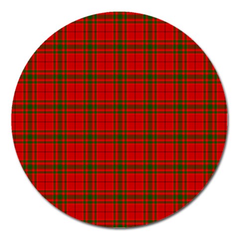 MacNab Tartan Magnet 5  (Round) from ArtsNow.com Front