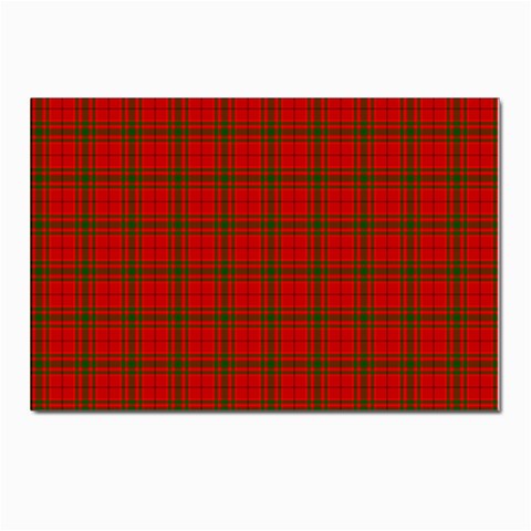 MacNab Tartan Postcard 4 x 6  (Pkg of 10) from ArtsNow.com Front