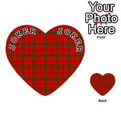 MacNab Tartan Playing Cards 54 (Heart) from ArtsNow.com Front - Joker1