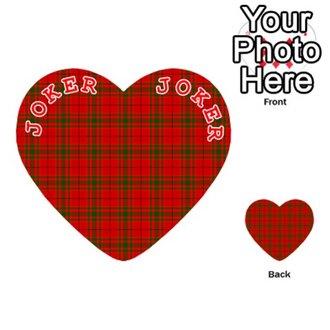 MacNab Tartan Playing Cards 54 (Heart) from ArtsNow.com Front - Joker2