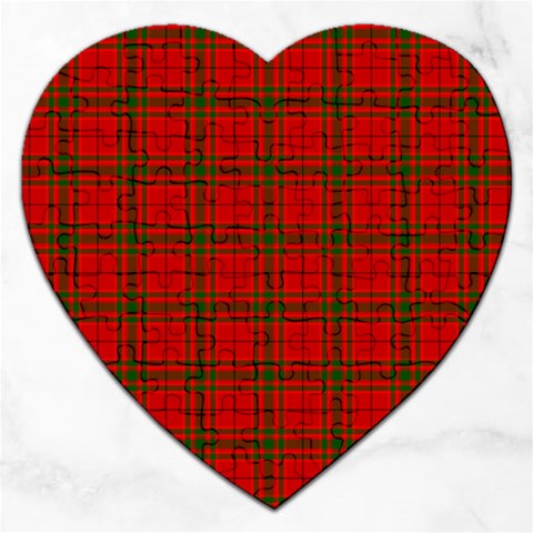 MacNab Tartan Jigsaw Puzzle (Heart) from ArtsNow.com Front