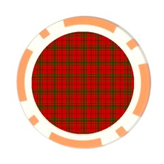 MacNab Tartan Poker Chip Card Guard from ArtsNow.com Front