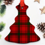 MacQuarrie Tartan Christmas Tree Ornament (Two Sides)