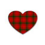 MacQuarrie Tartan Rubber Coaster (Heart)