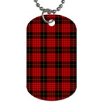 MacQueen Tartan Dog Tag (One Side)