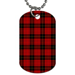 MacQueen Tartan Dog Tag (Two Sides) from ArtsNow.com Front