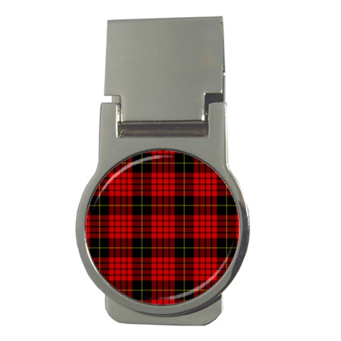 MacQueen Tartan Money Clip (Round) from ArtsNow.com Front